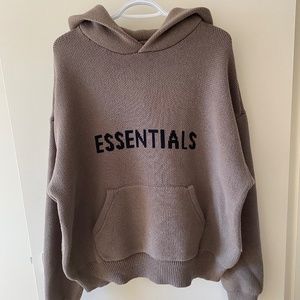 Essentials 'Fear of God' knit hoodie